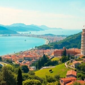 Merveilles de l'Italie : paysages et monuments emblématiques.